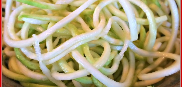 Easy gluten free and paleo noodles