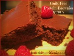 Gluten free protein brownies