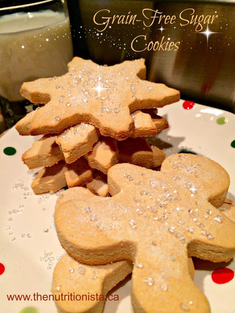 Gluten-Free, Grain-Free Sugar Cookies - www.thenutritionista.ca