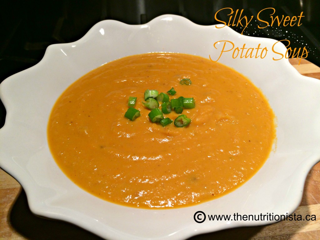 Nutritionista Silky Sweet Potato Soup 