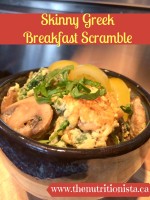 healthy egg breakfast scramble