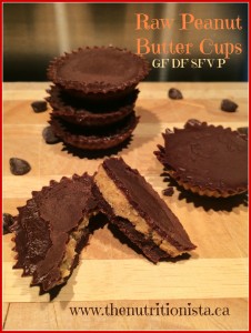 Clean eating raw peanut butter cups