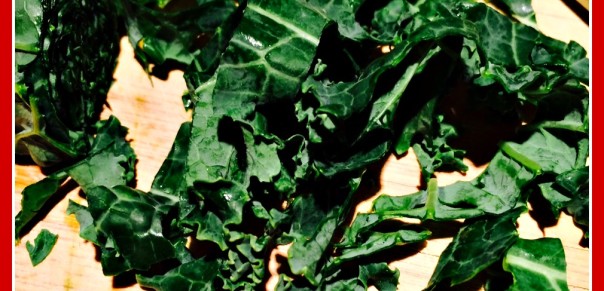 Easy and delicious way to chiffonade and prep kale