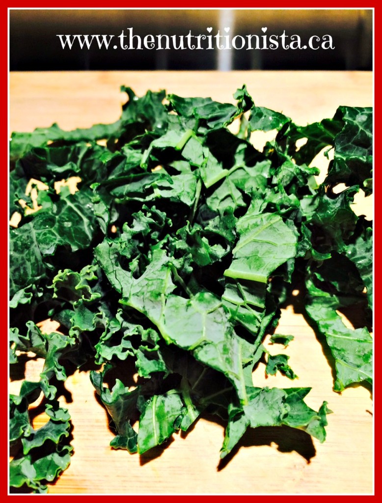 Chopped kale via @bcnutritionista