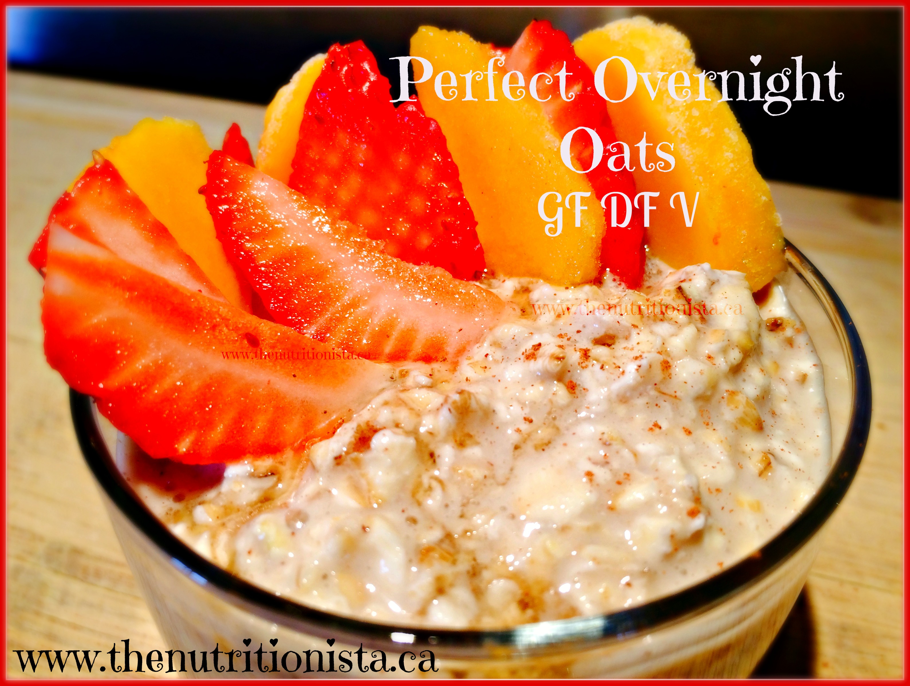 The perfect gluten free overnight oats. Via @bcnutritionista