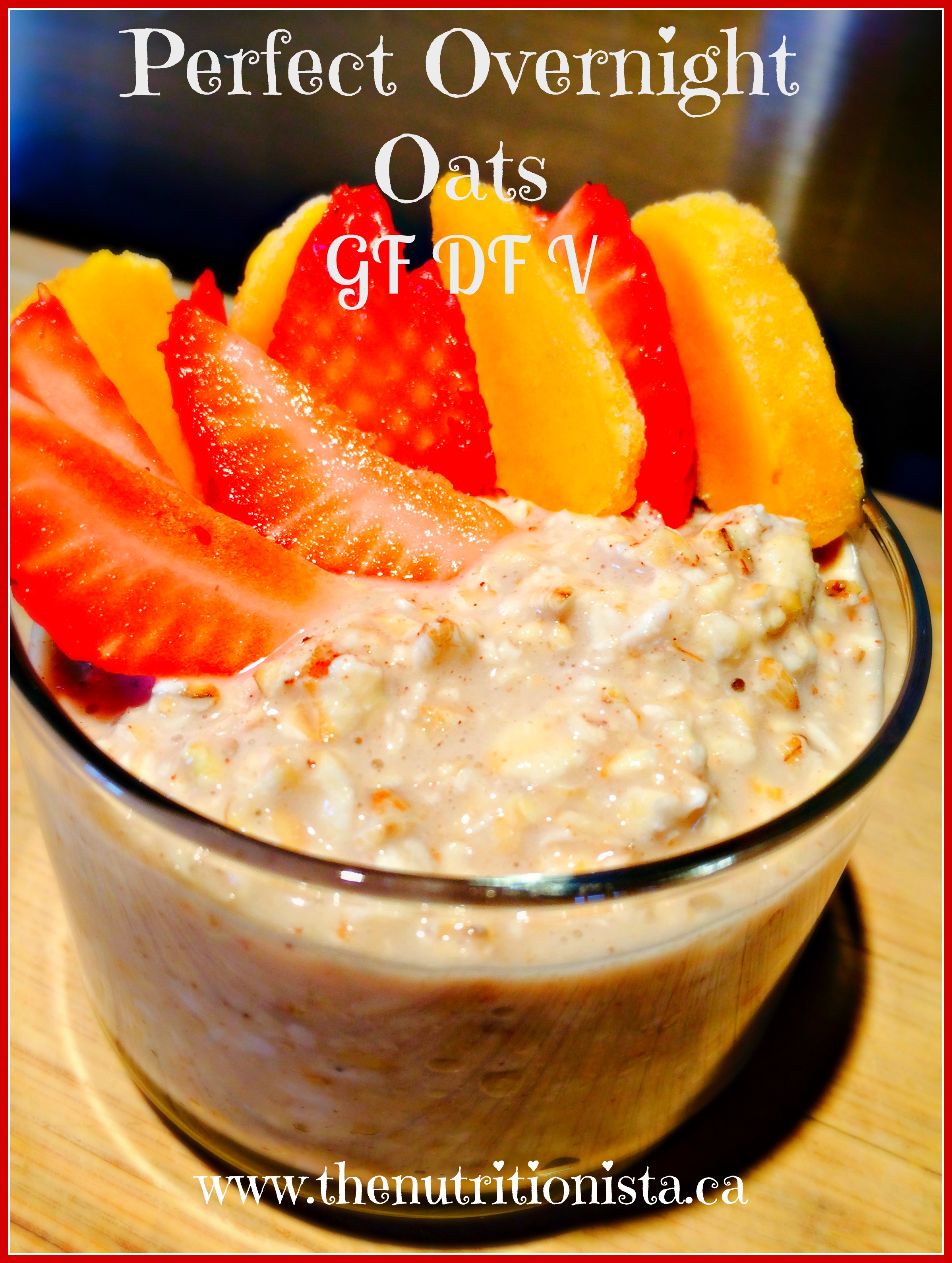 The perfect gluten free overnight oats. Via @bcnutritionista