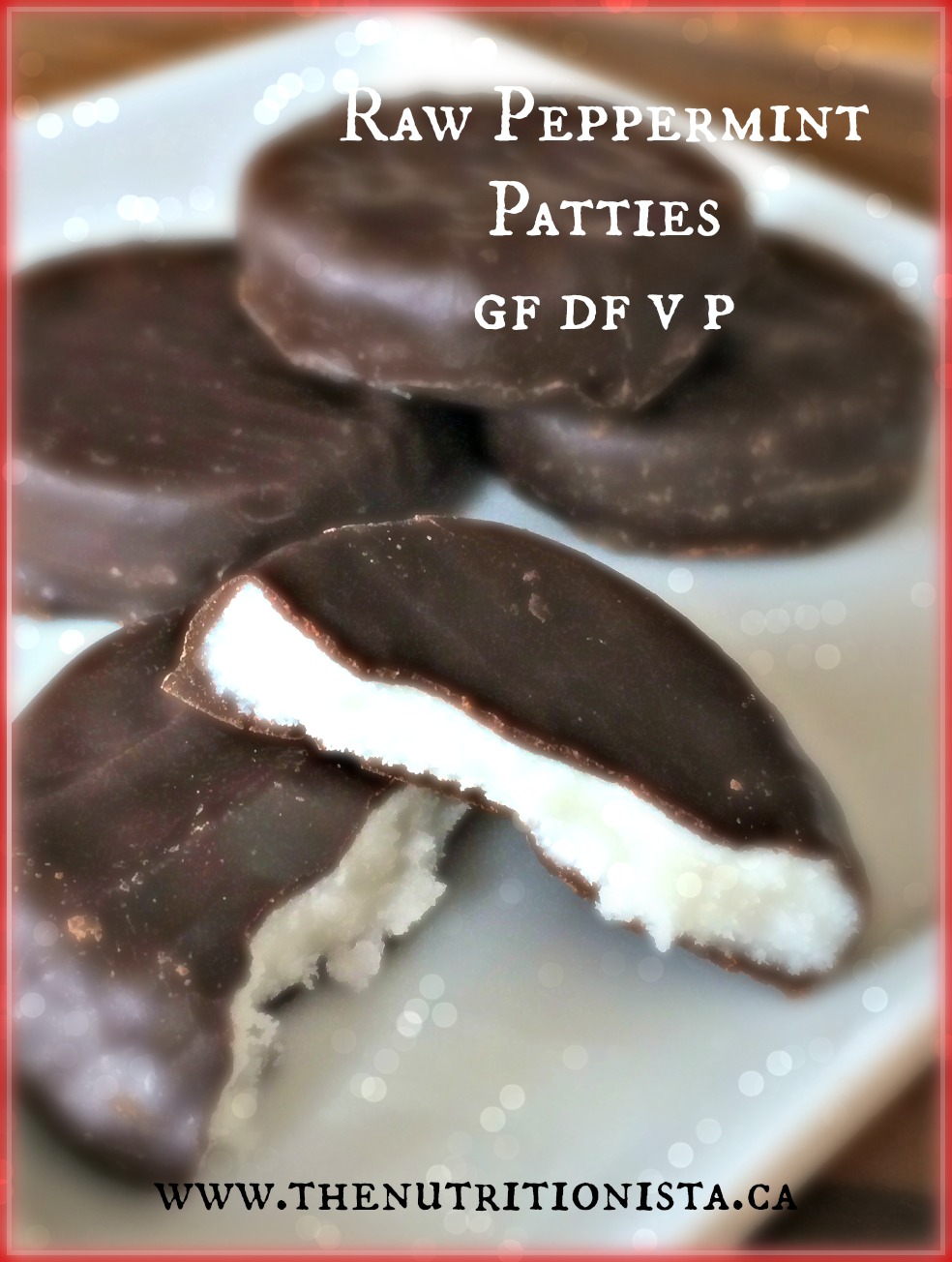 The most delicious, easy, melt in your mouth, raw peppermint patties. Naturally gluten free, dairy free, soy free, refined sugar free, vegan, and paleo. Via @bcnutritionista