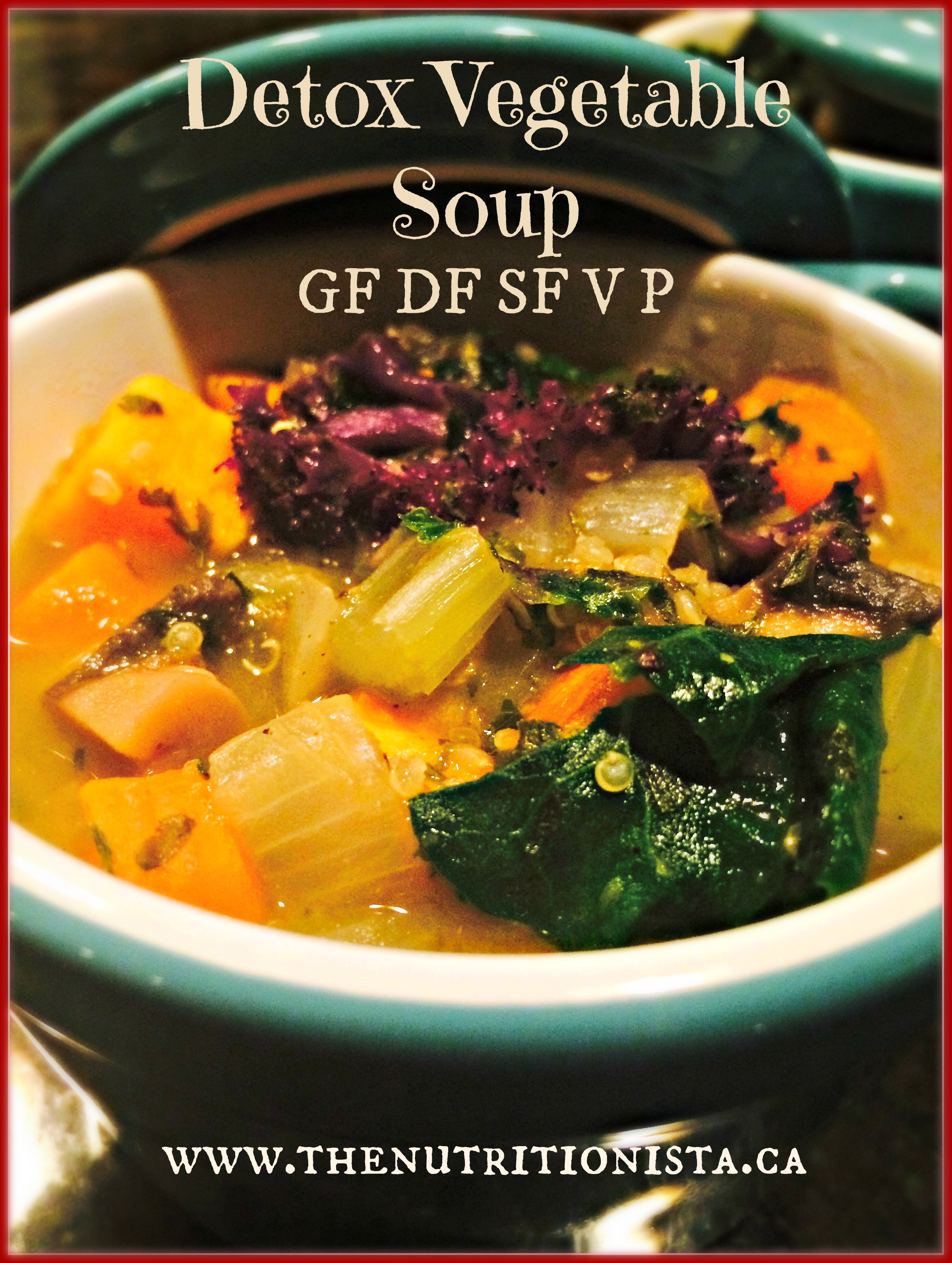 The most delicious immune supporting detox vegetable soup