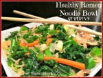 You need to try this healthy ramen noodle bowl! So delicious, but naturally gluten free, grain free, dairy free, soy free, low carb, vegan, and paleo.