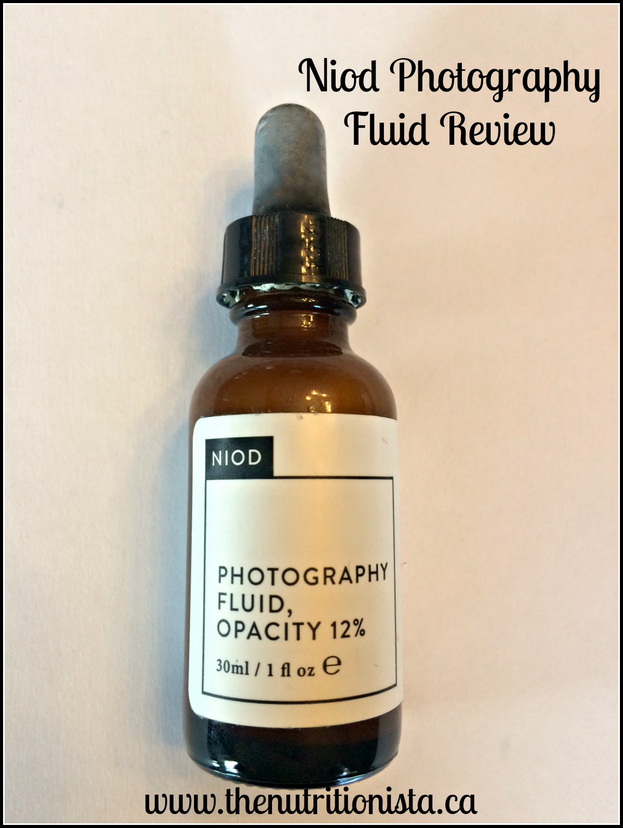 Niod Photography Fluid 12% swatches and review