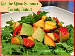 Nectarine and avocado salad that makes your skin glow from the inside out; no strobing required.